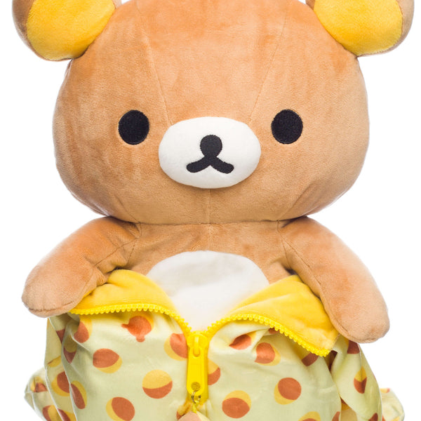 Rilakkuma SanX Original Castella Cake Pattern Sleeping Bag Plush Daisuki Pop