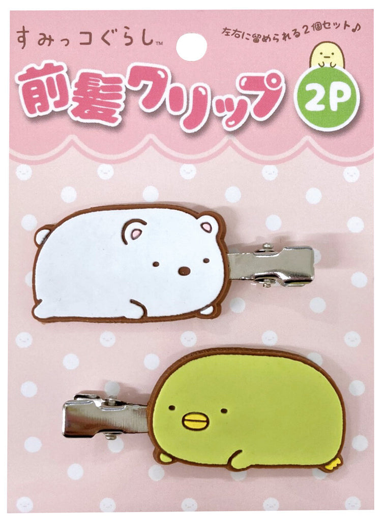 Sumikko Gurashi Hair Clips Shirokuma & Penguin San-X Original