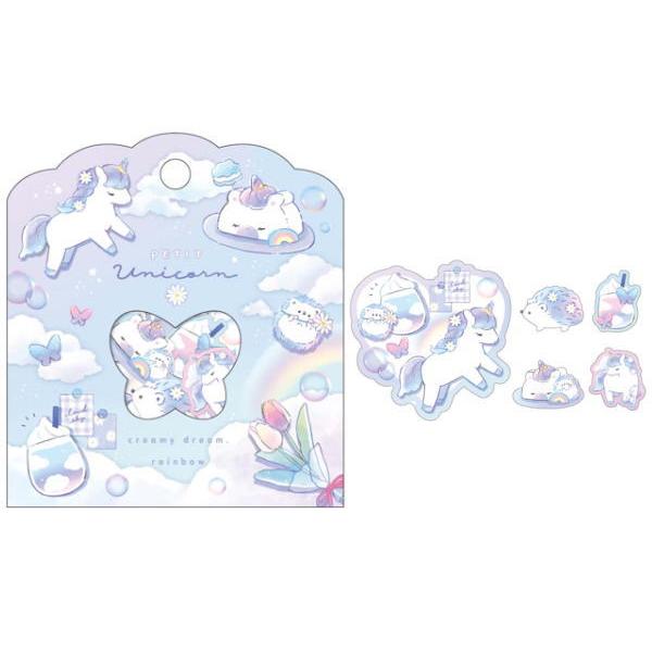 Sticker Flakes Petit Unicorn