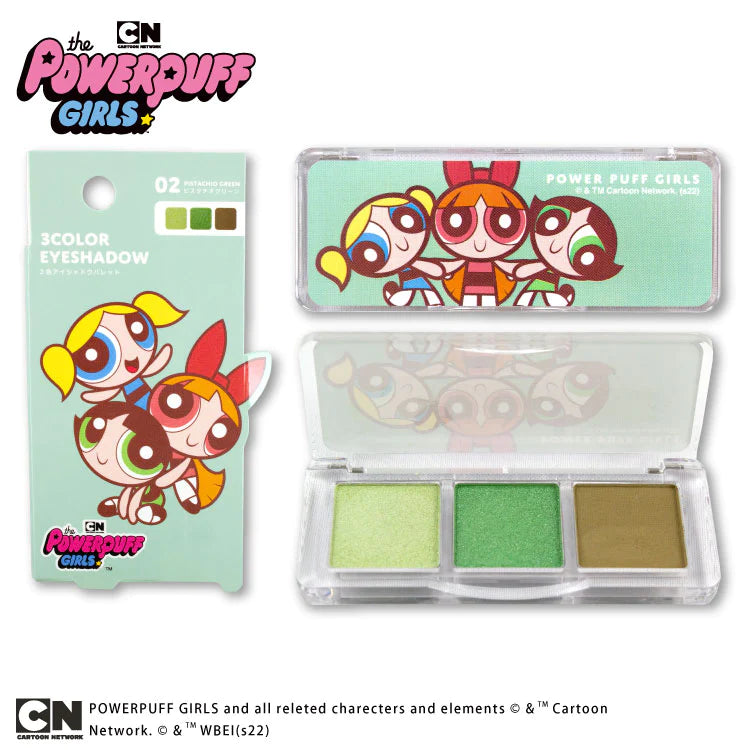 Powerpuff Girls Collaboration 3 Color Eyeshadow Palette - Pistachio Green