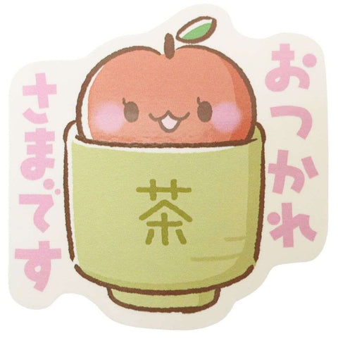 Apple Kanpani Tea Mug Sticker