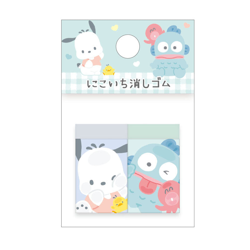 Eraser 2 Pack (Scented) | Sanrio Hangyodon and Pochacco