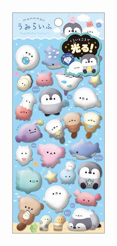 3D Sticker Sheet | Manmaru Sea Creatures