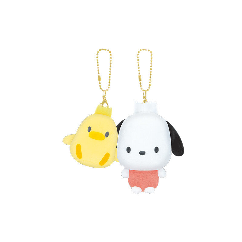 Friendship Plush Keychain Duo | Sanrio Pochacco & Piyo