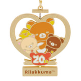 Rilakkuma Original 20th Anniversary Edition Floating Metal Keychain