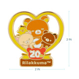 Rilakkuma Original 20th Anniversary Edition Metal Pin