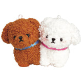 Toy Poodle Plush Magnetic Friendship Keychains
