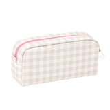 Cubix Pen Case Plaid Beige