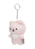Plum-Chan Pink Cat Corocoro Coronya Keychain