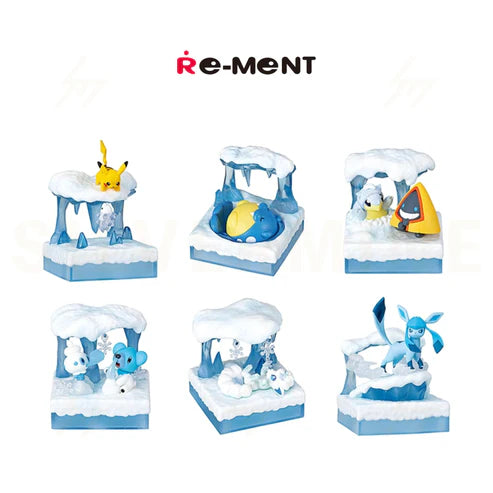 Pokémon World 3 Frozen Snow Field Collection | Re-Ment Pokémon