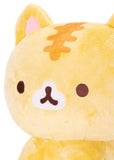 Sitting Yellow Cat Corocoro Coronya Plush - Large