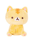 Sitting Yellow Cat Corocoro Coronya Plush - Large