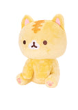 Sitting Yellow Cat Corocoro Coronya Plush - Large