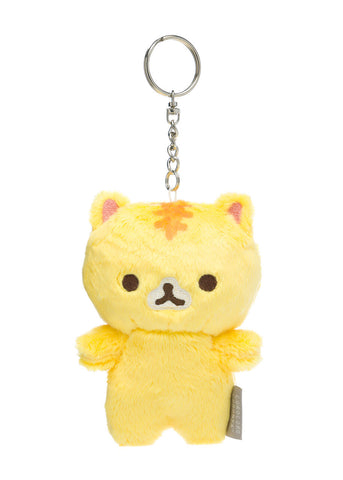Yellow Cat Corocoro Coronya Plush Keychain
