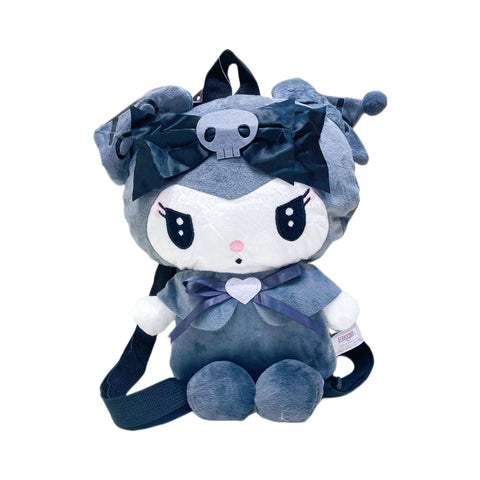 Sanrio Plush Backpack Midnight Melokuro Series | Kuromi