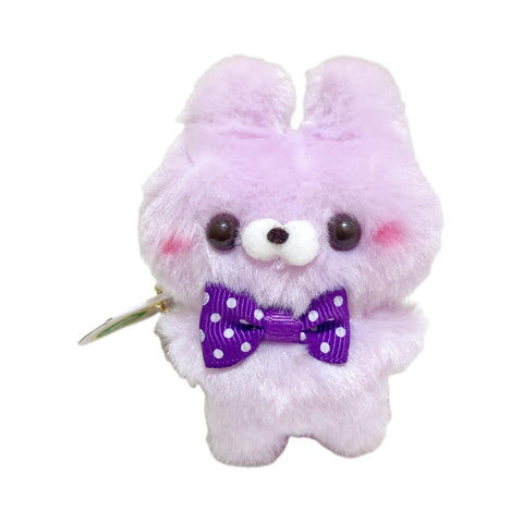 Sukutto Tacchi-San Purple Rabbit Plush Keychain