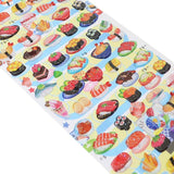 AME chan Conveyor Belt Sushi 3-D Glitter Sticker Sheet
