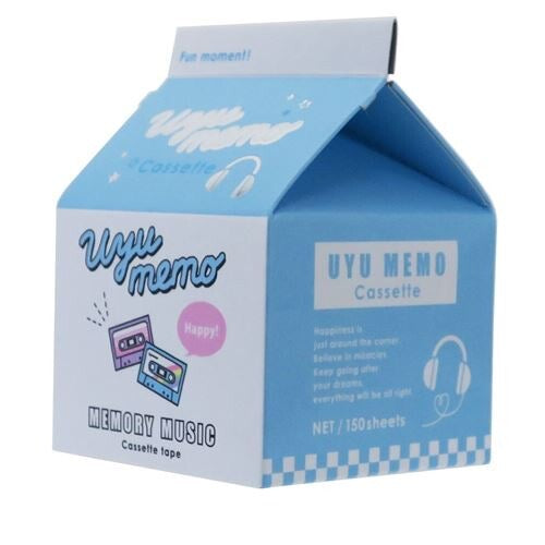 Milk Carton Memory Music Uyu Memo Pad