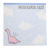 Milk Carton Colorful Day Uyu Memo Pad Dinosaur