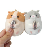 Hamster Mochi Plush Magnetic Friendship Keychains