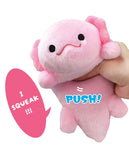 Axolotl Squeeze Me Friends Plush - Hot Pink